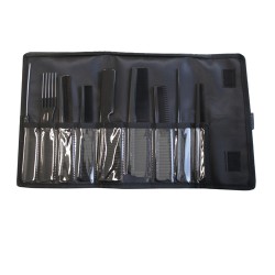 Fésű készlet 9db-os + táska Eurostil 03928