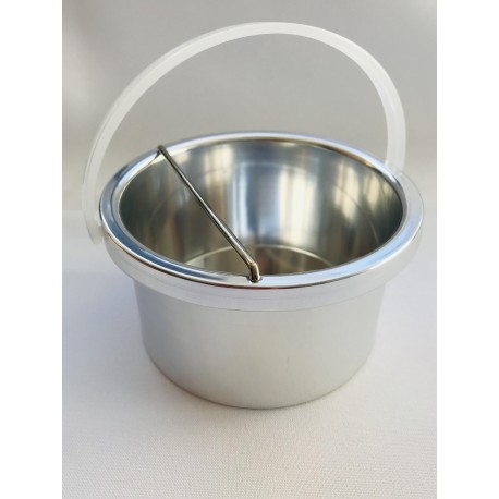 Gyantamelegítő fém tálka műanyag füllel 400ml