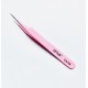 Szempilla csipesz rózsaszín CS-5A