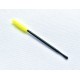 Szempilla spirál szilikon színes uv sárga 50db JMS-001