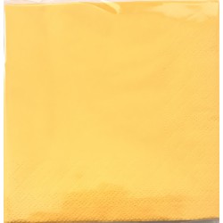 Szalvéta sárga 2 rétegű 20db 24x24cm