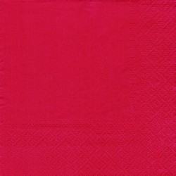 Szalvéta piros 2 rétegű 20db 24x24cm