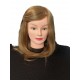 Babafej női arany szőke human 35-40cm eurostil 06643