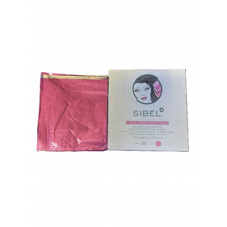 Melírfólia lap rózsaszín Sibel  300db 12x27cm 14mikron