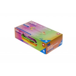 Kesztyű tutti-frutti nitril púdermentes 4x24db ( L )