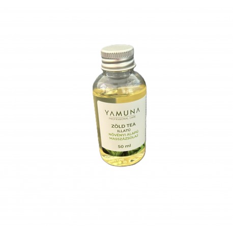 Yamuna Zöld Tea Illatú Növényi Alapú Masszázsolaj 50ml