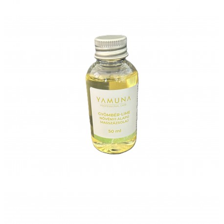 Yamuna Gyömbér-Lime Növényi Alapú Masszázsolaj 50ml
