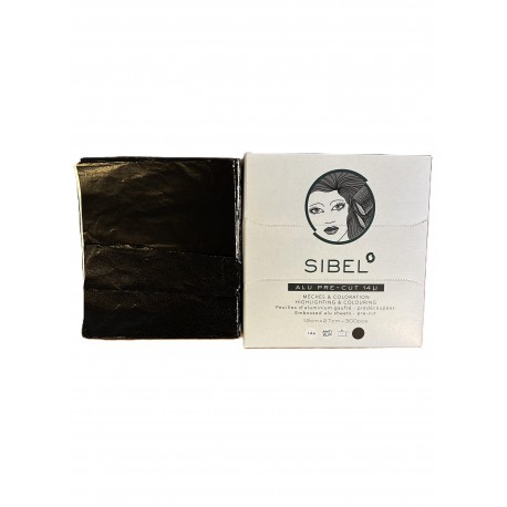 Melírfólia lap fekete 300db 27x12cm 14mikron