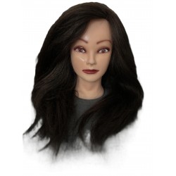 Babafej női barna humán 95% 45cm R07