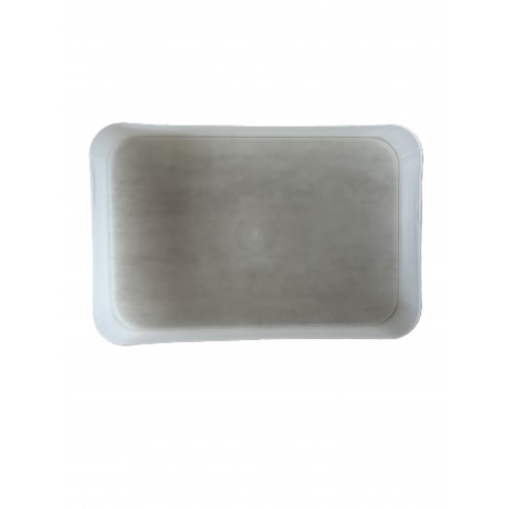 Eszköztartó tálca fehér 27x17cm