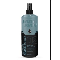 Nish Man Texturizing Sea Salt (02) Beszárító Spray (Kelp & Aloe Vera ) 200ml