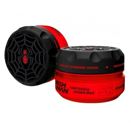 Nish Man Hair Styling Spider Wax S6 Keratin 150ml