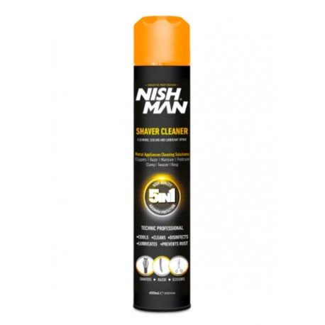 Nish Man Shaver Cleaner 5in1 Spray 400ml