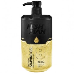 Nish Man Fresh Active Shaving Gel (Gold one) Borotvagél 1000ml (Pro Size)