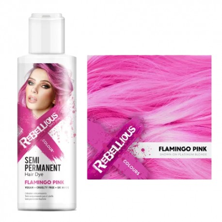 Rebellious Hajszínező Örült Színek Flamingo Pink 53 100ml