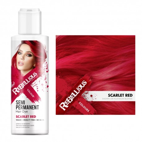 Rebellious Hajszínező Örült Színek Scarlet Red 63 100ml