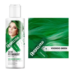 Rebellious Hajszínező Örült Színek Woodoo Green 56 100ml