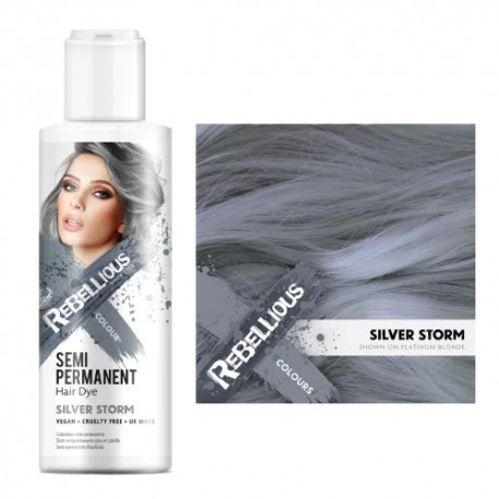 Rebellious Hajszínező Örült Színek Silver Storm 64 100ml