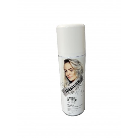 Rebellious Csillámspray Silver 125ml