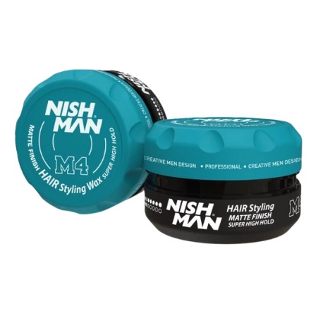 Nish Man Hajformázó (M4) Matte Super Hold Wax (Travel Size) 30ml